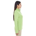 thumbnail image 2 of Devon & Jones DG479W Ladies' DRYTEC20™ Performance Quarter-Zip - LIME/ GR HT/ LME - XS, 2 of 3