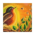 thumbnail image 4 of "Robin in Winter Landscape" - Canvas, 4 of 25