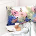 thumbnail image 4 of Fotbe Butterfly And Flowers Funda de Almohada Decorativa Estilo Occidental, Lujo en Algodón, Fundas para Almohadas King, Cojín Estampado para Decoración del Hogar-16"x24", 4 of 6