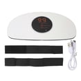thumbnail image 1 of Electric Slimming Belt Rechargeable Improve Blood Flow Abdominal Massager Machine for Body,White, 1 of 5
