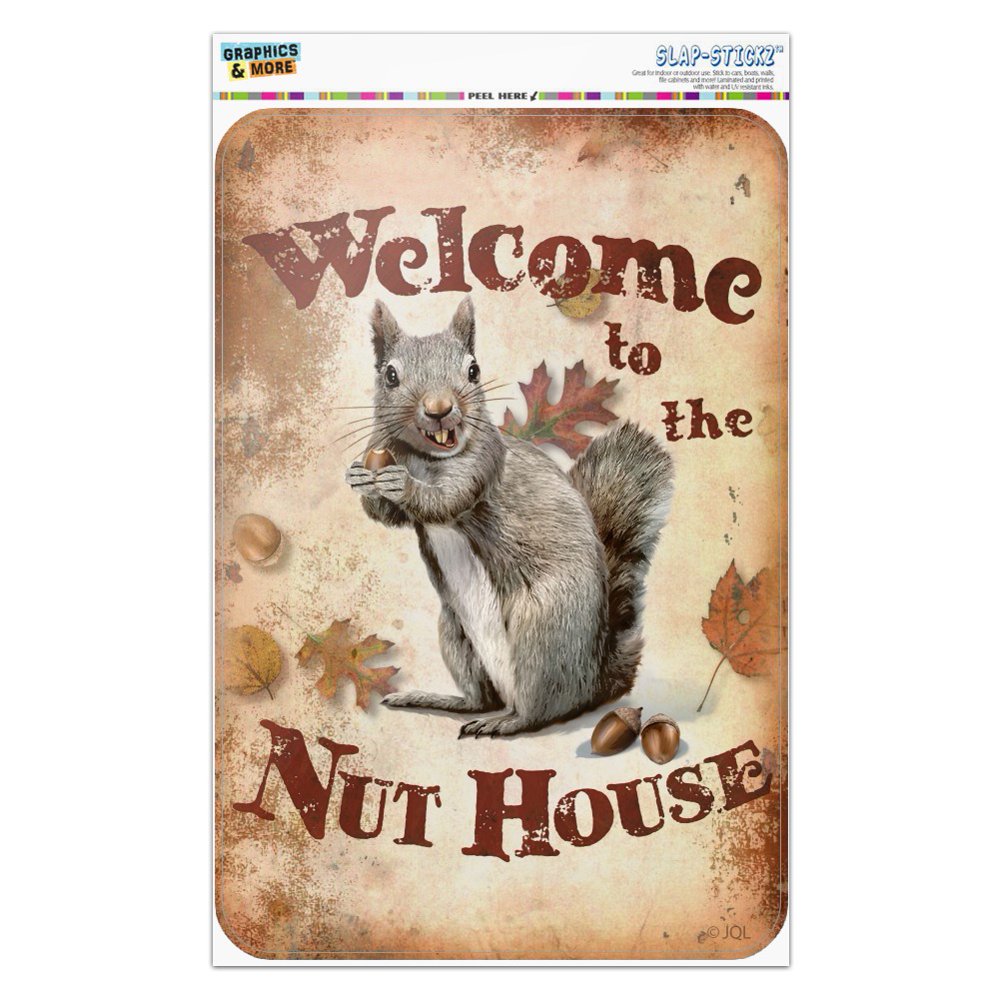 to Nut House Crazy Home Business Office Sign