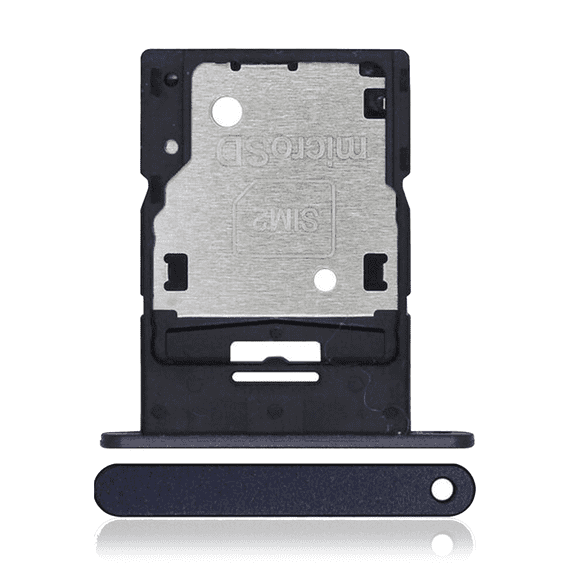 Replacement Dual Sim Card Tray Compatible With Samsung Galaxy A15 (A155 / 2023) (Brave Black)