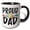 Black/White, variant on 3drose, Proud Autism Dad, 11oz Mug