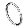 thumbnail image 2 of Gold IP or Surgical Steel Nose Ring or Cartilage Hoop with Comfort Round Ends, 2 of 2