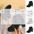 thumbnail image 4 of Taqqpue Women's Ankle Boots Round Toe Side Zip Slip On Mid High Heel Comfortable Dress Booties for Women Size 5.5-10.5 Fashion Dress Shoes Fall Winter Footwear Casual Walking Daily, 4 of 10