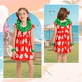 thumbnail image 6 of Marendyee Hawaiian Red Leaf Dress Summer Dress Halloween Christmas Costumes Cosplay Birthday, 6 of 17