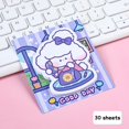 thumbnail image 1 of 30 Hojas Kawaii De Dibujos Animados Notas Adhesivas Decorativas DIY Memo Paper, 1 of 4
