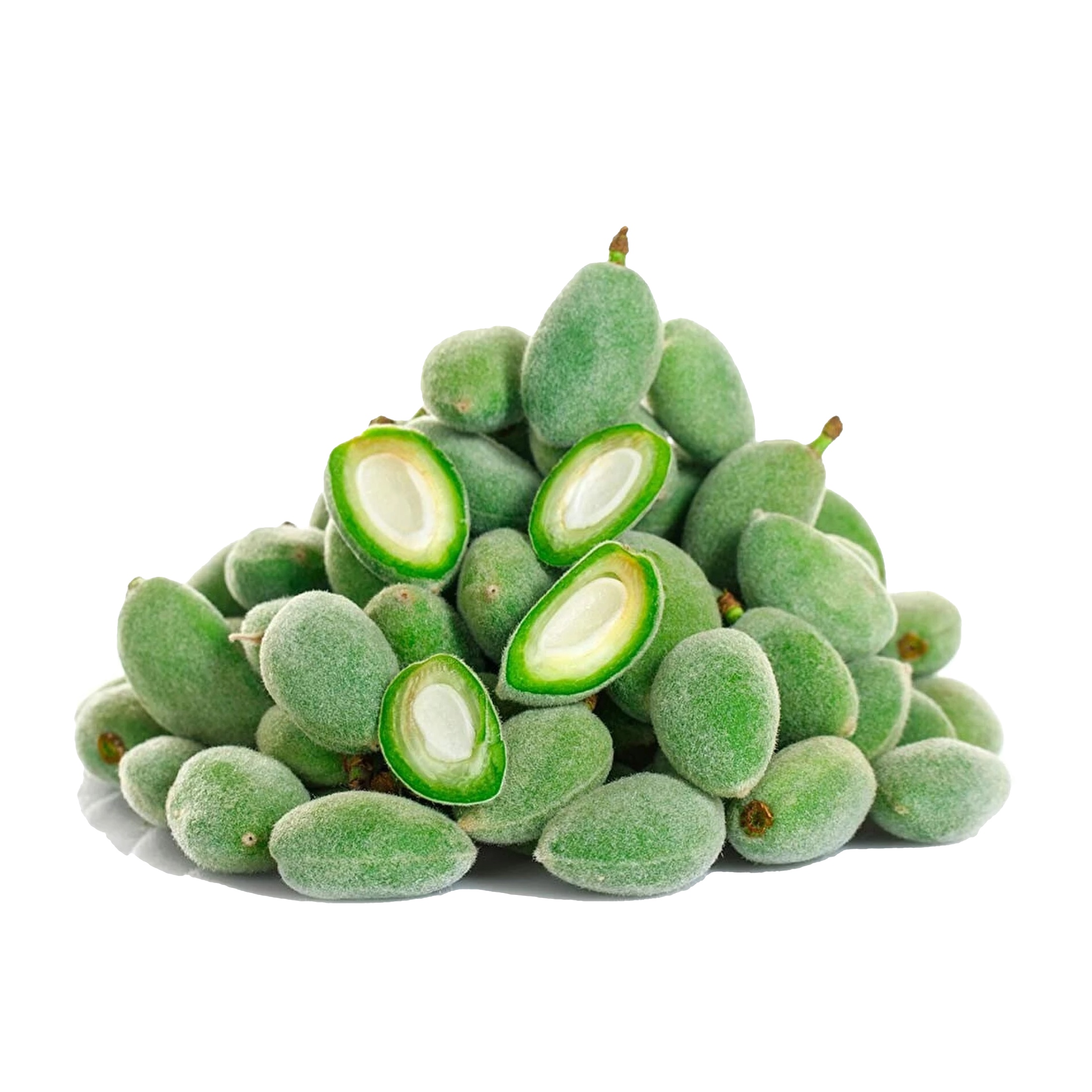 Unripe Almonds, Green Almonds, Green Cagla Fruits, Raw Almonds, 3 LBS