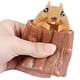 thumbnail image 2 of Juguete de descompresión con forma de tocón de árbol, taza exprimidora, figura de animal de plástico, juguete sensorial para inquietarse, regalo, 2 of 7