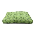 thumbnail image 4 of Tea Party Pet House, Tea Time Theme with Teapots and Cups Blooming Daisy Chamomiles, Outdoor & Indoor Portable Dog Kennel with Pillow and Cover, 5 Sizes, Lime Green Dark Green, by Ambesonne, 4 of 5