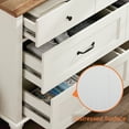 thumbnail image 6 of White Dresser with 7 Drawers for Bedroom, Wooden Chest of Drawers for Living Room, 6 of 7