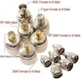 thumbnail image 5 of SMA To N BNC TNC F Type Connectors Male Female Kits 20 in 1 N To BNC, 5 of 5