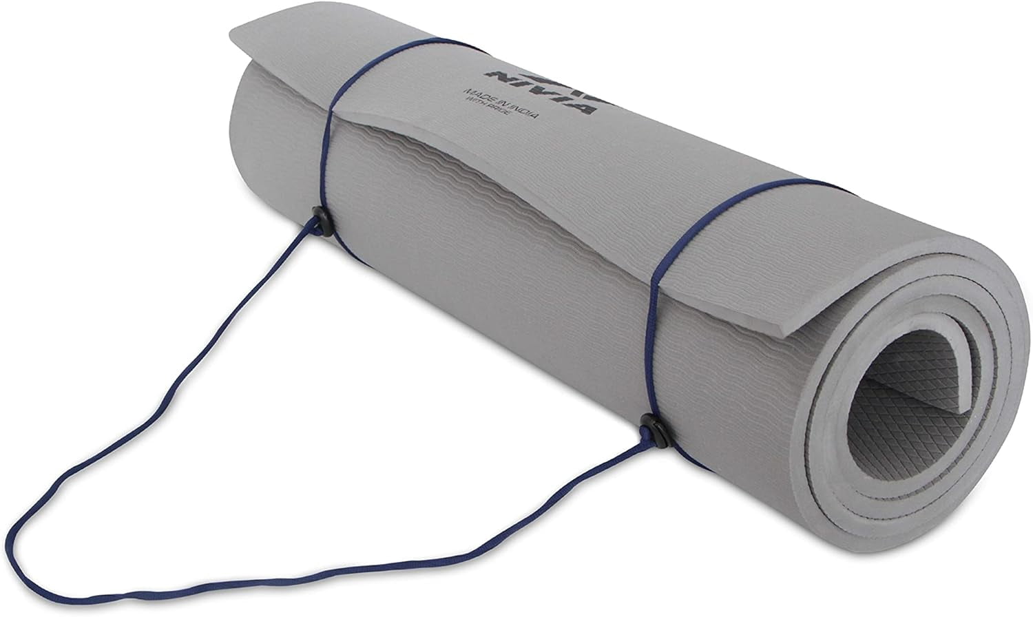 Nivia 1453GR 8 mm Anti-Skid Yoga Mat - Gray