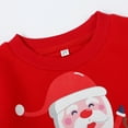 thumbnail image 4 of Baby Boys Sweatshirts Christmas Reindeer Fleece Crewneck Pullover Winter Warm Xmas Sweaters Tops 5t（8161）, 4 of 5