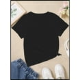 thumbnail image 2 of 1pc Unisex Kids Casual Fashion T-Shirt with "Titanic" Print, Crew Neck, Knit Cotton Fabric with Slight Stretch, Breathable Comfort Fit, Short Sleeve Top for Daily Wear and Outdoor Activities, Ideal G, 2 of 5