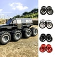 thumbnail image 2 of Bewildely 4 llantas 1,9 para coche ECX 1-12 Barrage RC con 9 llantas para ECX 1-12 Barrage hechas en rojo Type3 NO3, 2 of 6