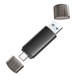 thumbnail image 1 of Unidad flash USB JOIOT 256GB USB-C + USB 3.0 negra, 1 of 7
