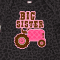 thumbnail image 4 of Inktastic Pink Tractor Big Sister Girls Baby Bodysuit, 4 of 5