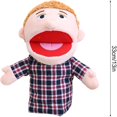 thumbnail image 2 of Dosaele School Family Hand Puppet Interactive Show Puppet Role Play Toy With Removable Mouth Suitable For Children And Teenagers (Dad), 2 of 7