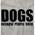 thumbnail image 2 of Anti Social Dog Lover Pet Puppy Owner Womens Fitted Plus Size Graphic Tee Brisco Brands 2X, 2 of 5