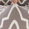thumbnail image 4 of Universal Spandex Printed Chair Slipcovers,Stretch Armless Chair Covers Stretch Washable Dining Chair Cover Removable Chair Protective Covers for Home,Hotel,Party Banquet (1pc, Grey 02), 4 of 8