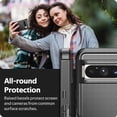 thumbnail image 5 of for Google Pixel 8 Pro Case, Heavy Duty Shockproof Military Grade Proof Bumper Protection Anti-Fingerprint Rugged Defender Protective Phone Case Cover for Google Pixel 8 Pro (Black), 5 of 7