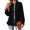 Black, variant on Women's Solid Color Fashion Casual Buttoned Puff Sleeve Flared Corduroy Long Sleeve Coat