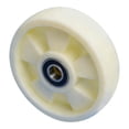 thumbnail image 3 of vortess Roulements Doubles pour Volant de Transpalette Hydraulique Manuel, Roue en Nylon Blanche Silencieuse et Facile, 3 of 9