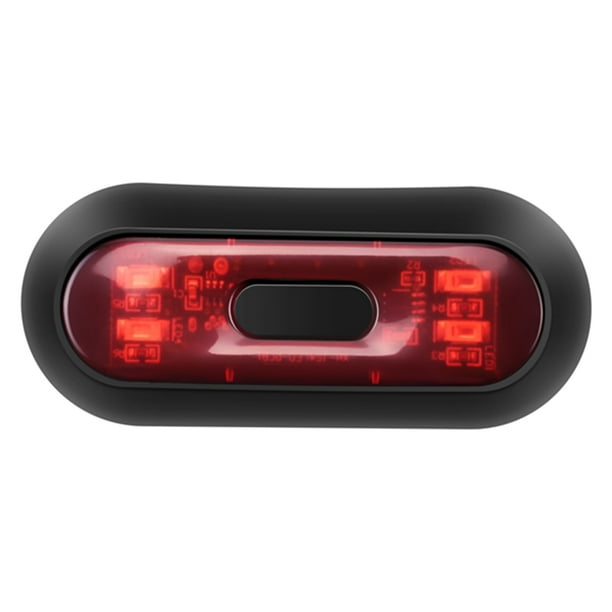 Luz LED para Casco, Luz de Freno para Casco de Motocicleta, Luz de Advertencia de Seguridad Roja Trasera para Bicicleta Recargable para ConduccióN