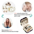 thumbnail image 4 of Grape Travel Portable Square Jewelry Box Organizing Rings Earrings Necklaces Bracelets for Girls Women, 4 of 6