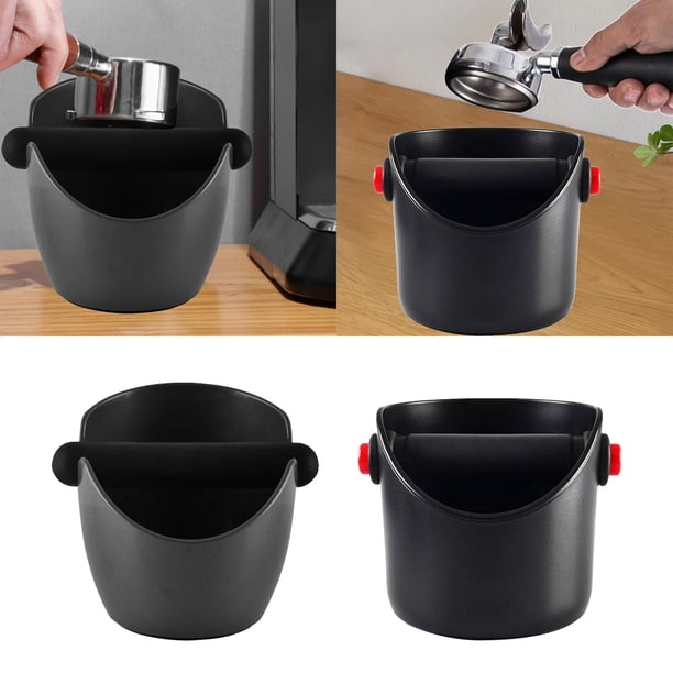 espresso container, grounds dispenser,Bar Shop Worktop Espresso Bucket Dump Bin,shock absorbent station, grinds container espresso tamper StyleG Salvador none