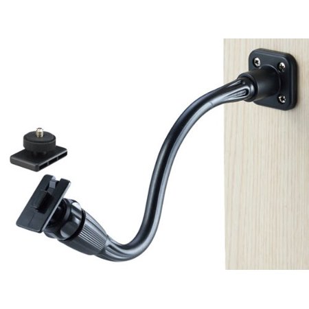 ME-DC1+ME-AMPL: 12-Inch Wall Mount with Quick Release for Compact Digital Camera/Sports Action Camera/Security Camera (Black)