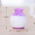 thumbnail image 3 of Zhaomeidaxi 9/18Pcs Miniature Mini Flower Vase, Resin Small Mouth DIY Plant Pot Micro Landscape Decoration Home Garden Decor Plant Pots, 3 of 8