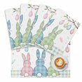 thumbnail image 2 of Spring Easter Colorful Rabit Tail Placemats Set of 4,Wipeable Washable Table Mats for Dining Tables, Tree Branch Egg Checker Place Mats for Kitchen Event Party Tabletop Decor, 2 of 9