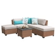 thumbnail image 2 of TK Classics Laguna Wicker 6 Piece Patio Conversation Set with 2 Sets of Cushion Covers, 2 of 3