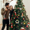 thumbnail image 4 of LINLIN Christmas Tree Pandent, Christmas Miniature Ornament Set Mini Wooden Christmas Tree Hanging Ornaments Figures for Christmas Decoration, 4 of 6