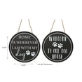 thumbnail image 3 of Maison Concepts Round Mdf Dog Sign - Set of 2 (9.45L X 9.45W X 0.4H), 3 of 3