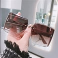 thumbnail image 5 of YCNYCHCHY Large Frame New Frameless Sunglasses For Women High-End Sunglasses For Women UV Resistant Large Face Slimming, 5 of 5