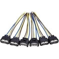 thumbnail image 2 of 6Pcs Female Connector Plug 90980-11885 4-Way Harness Ignition Coil Compatible with Toyota Lexus, 2 of 5