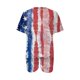 thumbnail image 4 of Ichuanyi liquidación de moda femenina cuello redondo de manga corta diario de independencia set de pantalones cortos casuales ICHUANYI WER202308247575, 4 of 5