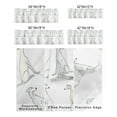 thumbnail image 3 of Kitchen Cafe Valance Curtain for Small Windows,Abstract Sketch Greyhound Dog Rod Pocket Short Valances Line Animal on White Window Treatment Panel for Living Room/Bedroom/Bathroom,42x18in, 3 of 9