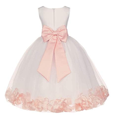 ivory tulle dress girl