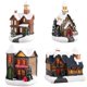thumbnail image 1 of Casa de miniaturas de resina,Mini casa modelo luces LED adornos navideños,Decoración del regalo de la decoración de la casa del castillo de la Navidad del LED,Festival Casa LED Decoración, 1 of 9