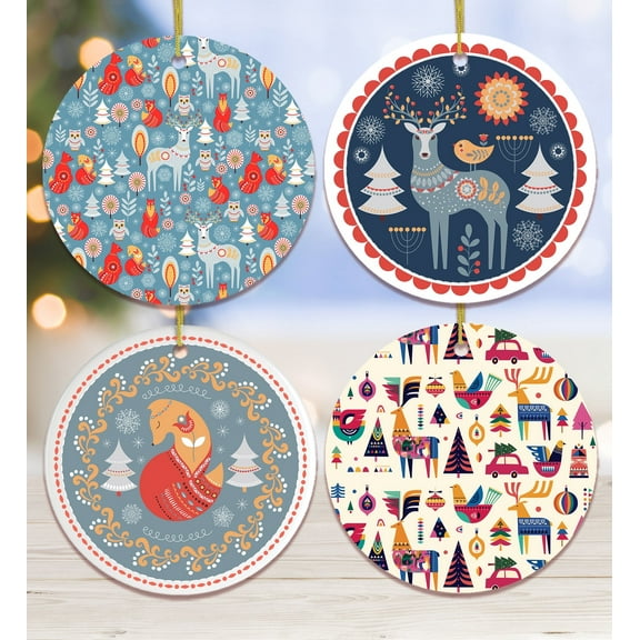 Scandinavian Folk Ornament Bundle