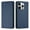Navy blue, variant on Magnetic Flip Wallet Case for iphone 16 pro,Compatible Card Holder with RFID Protection Built-in Stand TPU + PU Leather Phone Cover, Pink