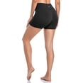 thumbnail image 5 of Hopgo Biker Shorts for Women High Waist 4" Workout Yoga Tummy Control Compression Running Shorts with Inner Pocket, 5 of 6