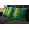 thumbnail image 5 of Ambesonne Green Throw Pillow Cover 4 Pack, Springtime Forest, 18", Green, 5 of 5