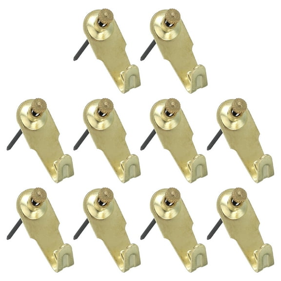 Uxcell 20 Lbs Picture Hangers Photo Wall Hanging Hooks Nails Hardware Wall Pins Picture Hanging Kit 10 Set
