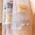thumbnail image 7 of Hanging Storage Grid Organizer Bag Separate Grid for Handbag Wallets Clothing, 7 of 7