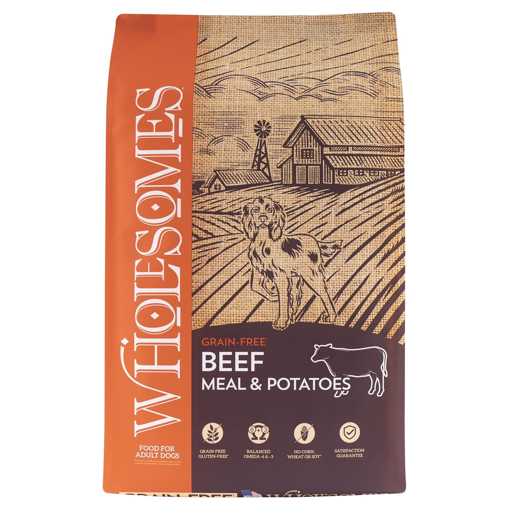 Wholesomes Chicken Meal & Potatoes Grain-Free Dry Dog Food 35 lb